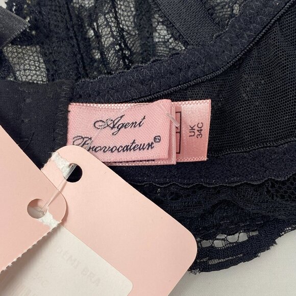 Agent Provocateur Love Black Demi Bra 34C NWT - Picture 13 of 15